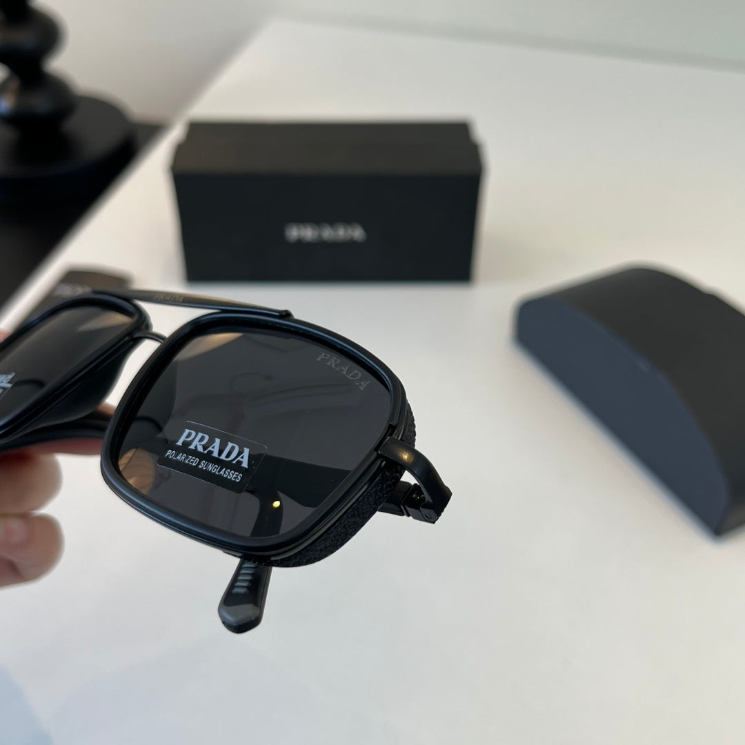 Prada Fashion Black Lens Sunglasses for Men & Women - 382617 - detail image 6