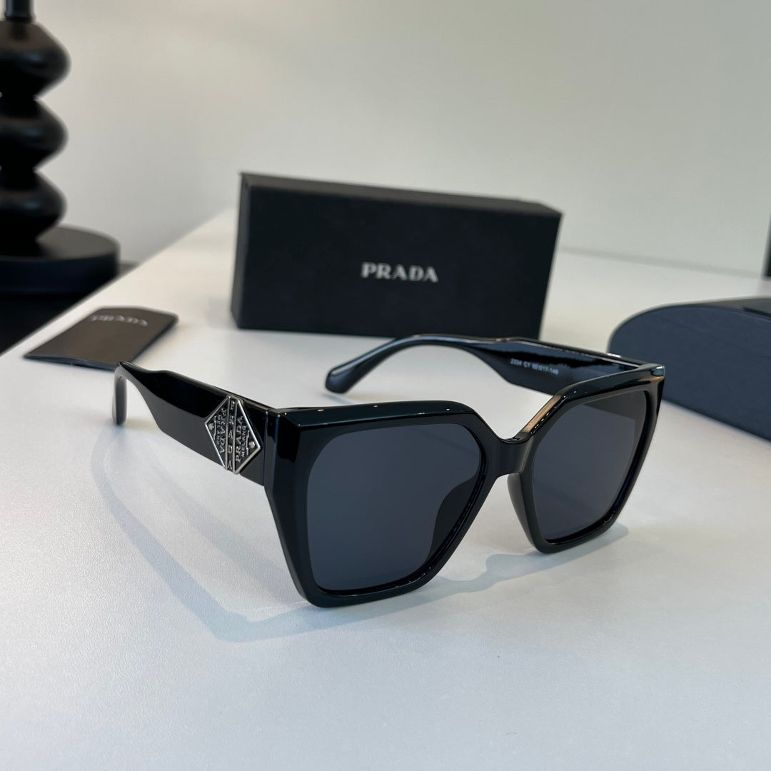 Prada Fashion Black Lens Sunglasses for Men & Women - 432043