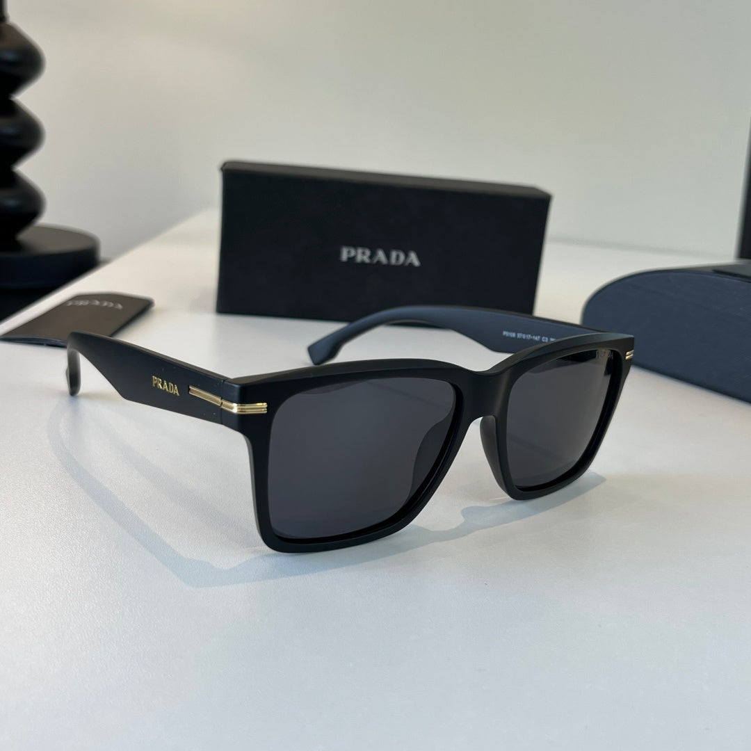 Prada Fashion Black Lens Sunglasses for Men & Women - 432044