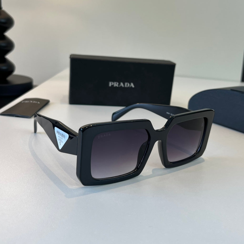 Prada Fashion Black Lens Sunglasses for Men & Women - 432045