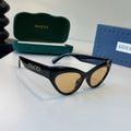 Gucci Cat-Eye Brown Lens Sunglasses for Men & Women - 382148