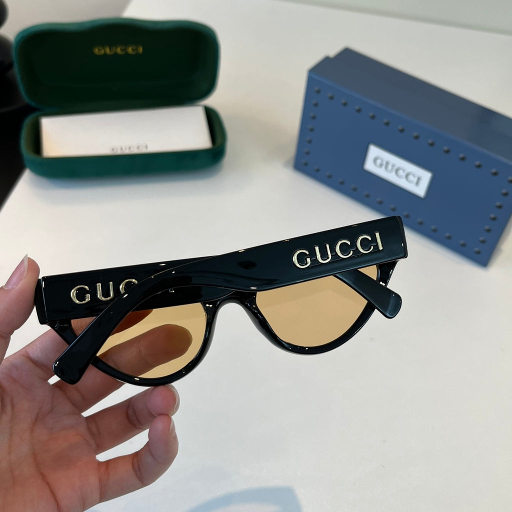 Gucci Cat-Eye Brown Lens Sunglasses for Men & Women - 382148 - detail image 6