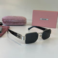 Miu Miu Fashion Silver Lens Sunglasses for Men & Women - 449790
