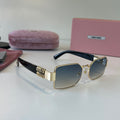 Miu Miu Fashion Silver Lens Sunglasses for Men & Women - 383009
