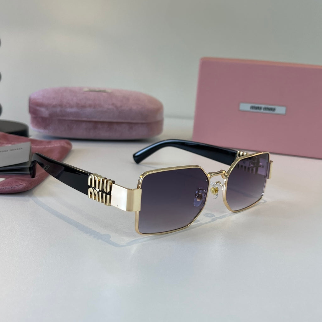 Miu Miu Fashion Silver Lens Sunglasses for Men & Women - 383010