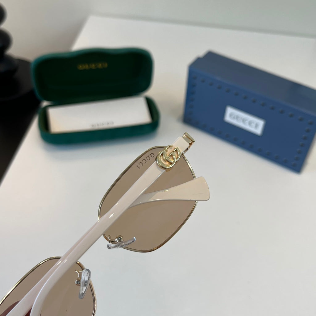 Gucci Oversized Brown Lens Sunglasses for Men & Women - 382150 - detail image 7