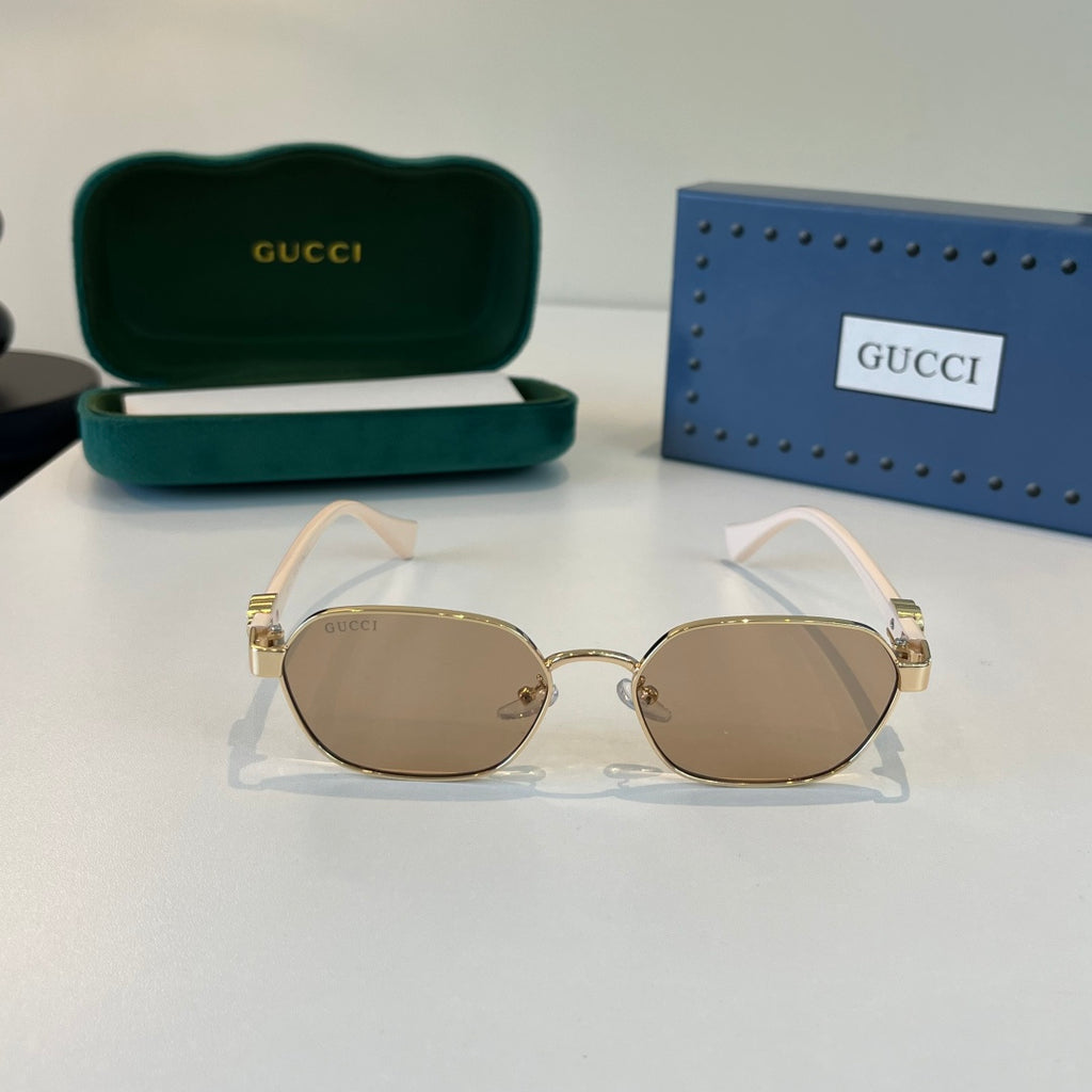 Gucci Oversized Brown Lens Sunglasses for Men & Women - 382150 - detail image 2