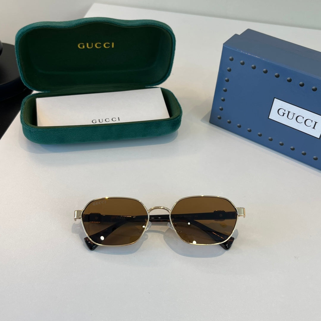 Gucci Oversized Brown Lens Sunglasses for Men & Women - 382151 - detail image 10