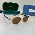 Gucci Oversized Brown Lens Sunglasses for Men & Women - 382151
