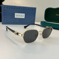 Gucci Oversized Silver Lens Sunglasses for Men & Women - 381952