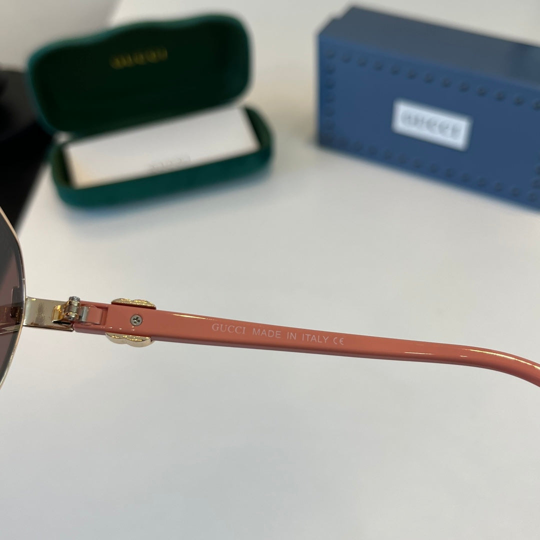 Gucci Oversized Red Lens Sunglasses for Men & Women - 381954 - detail image 10
