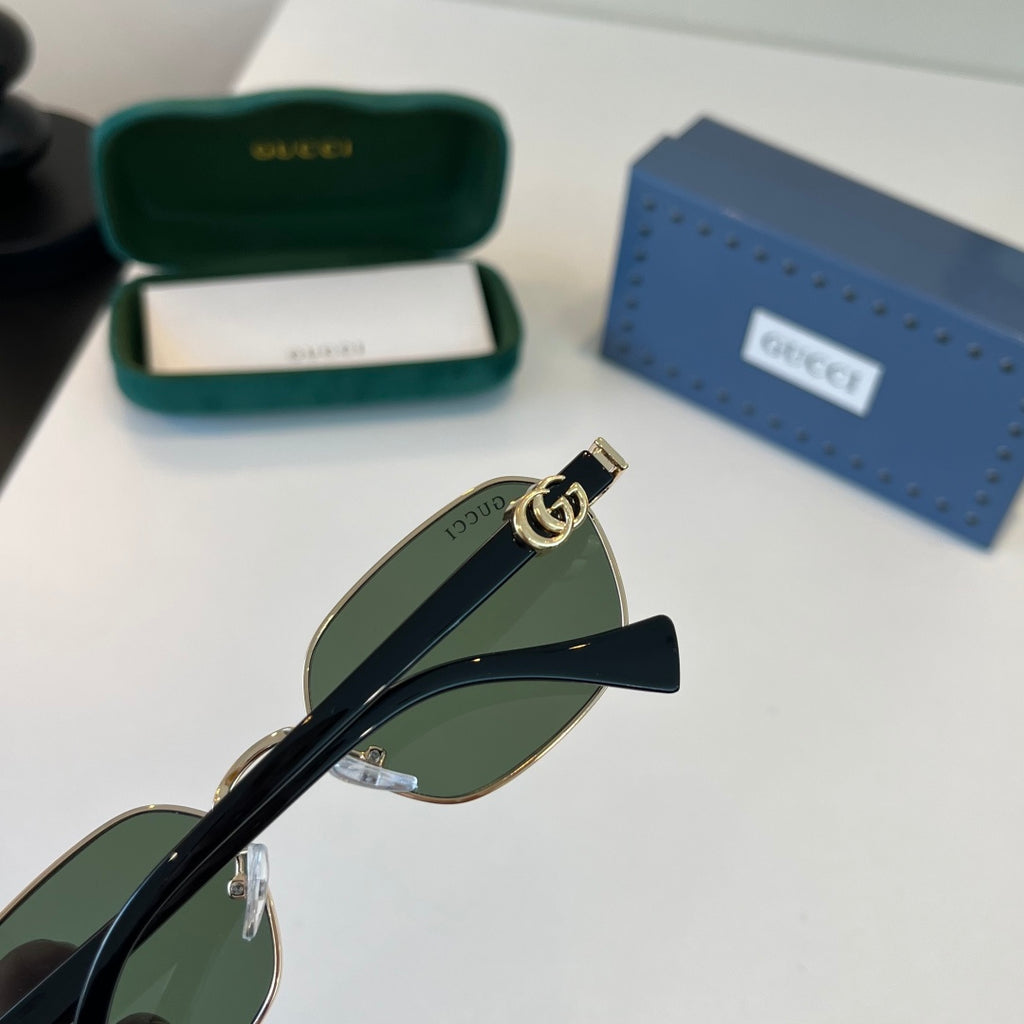 Gucci Oversized Silver Lens Sunglasses for Men & Women - 381955 - detail image 7