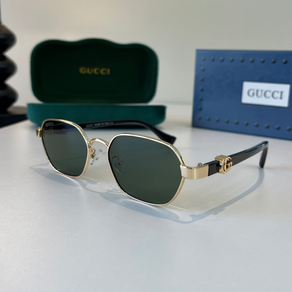 Gucci Oversized Silver Lens Sunglasses for Men & Women - 381955 - detail image 3