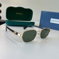 Gucci Oversized Silver Lens Sunglasses for Men & Women - 381955