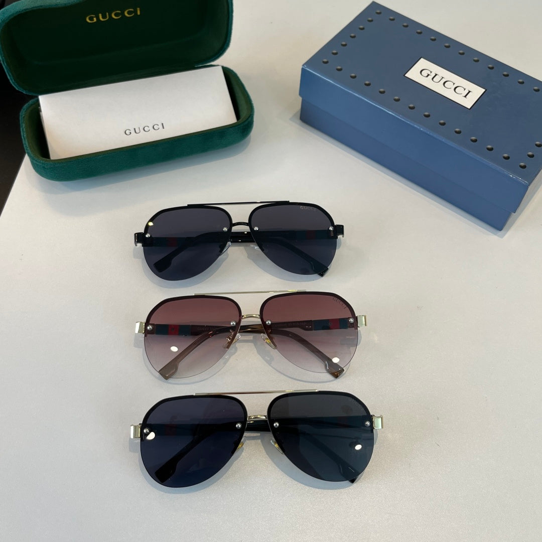 Gucci Fashion Black Lens Sunglasses for Men & Women - 381956 - detail image 11