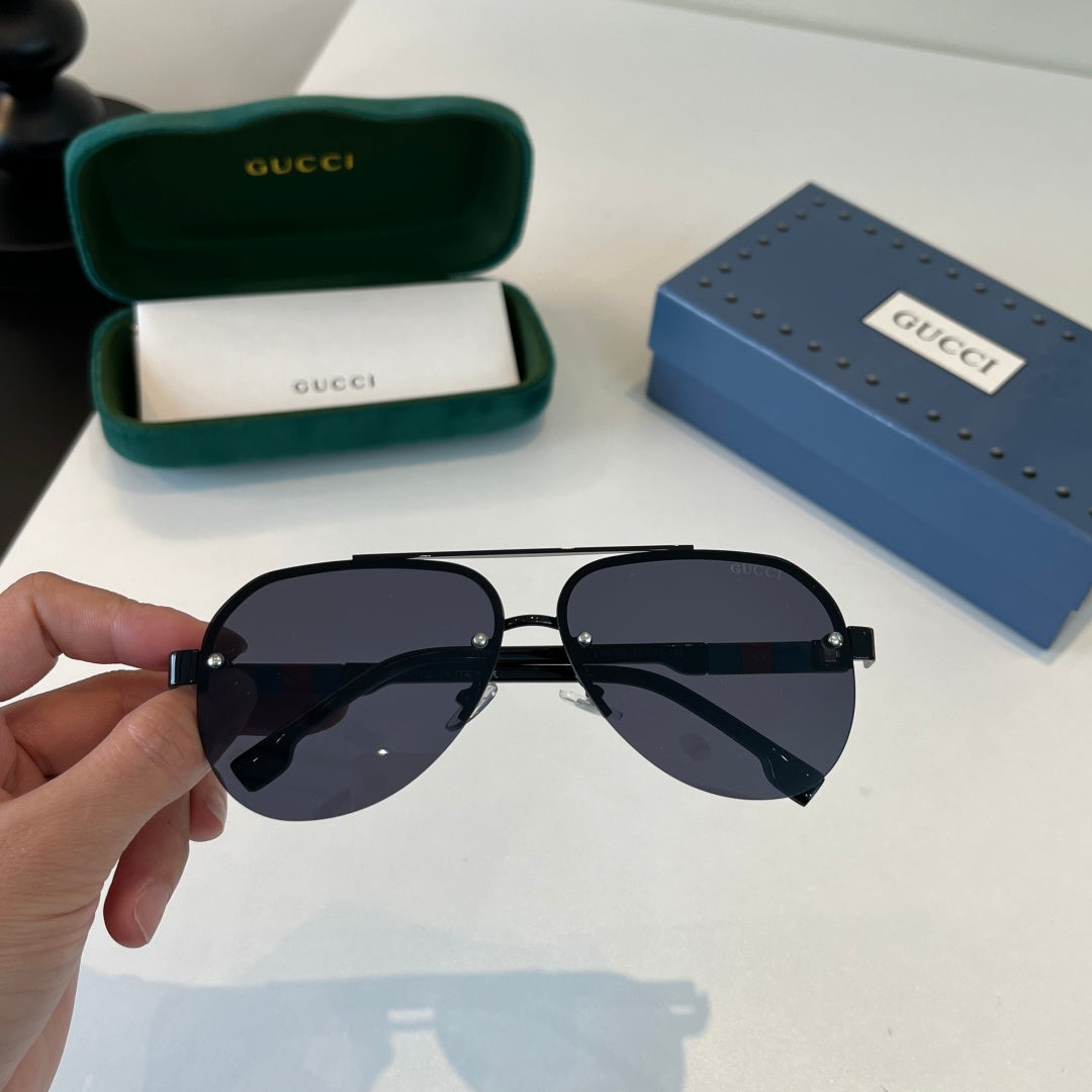Gucci Fashion Black Lens Sunglasses for Men & Women - 381956 - detail image 5