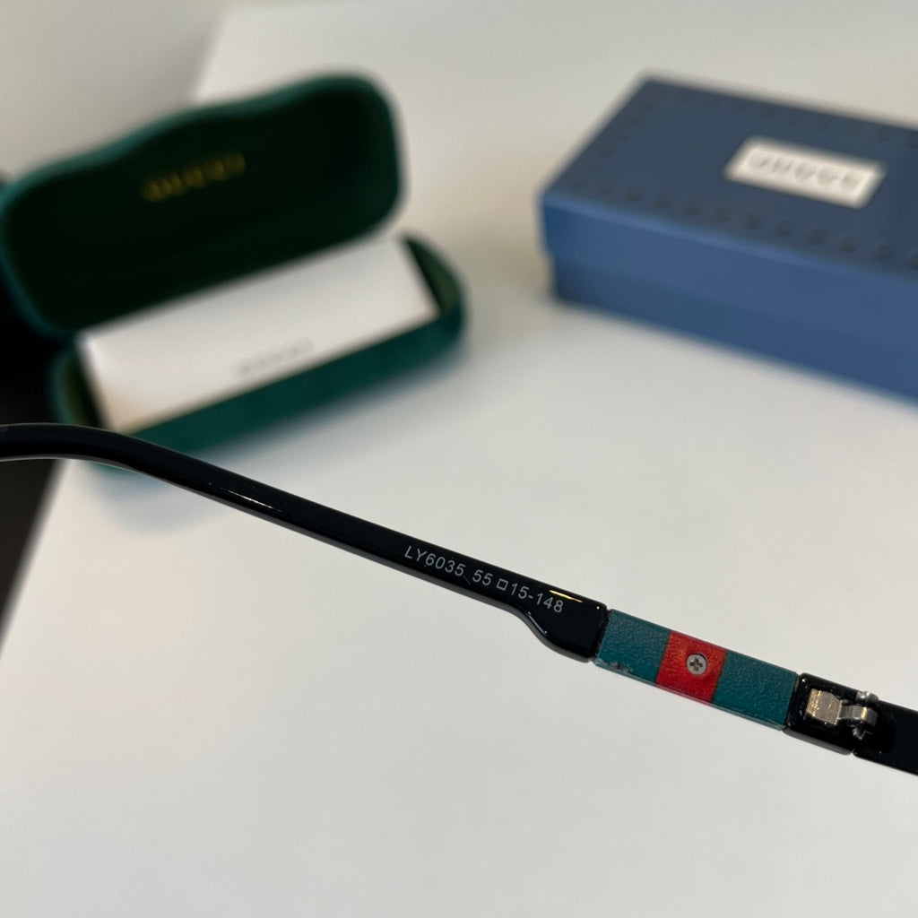 Gucci Fashion Black Lens Sunglasses for Men & Women - 381956 - detail image 9