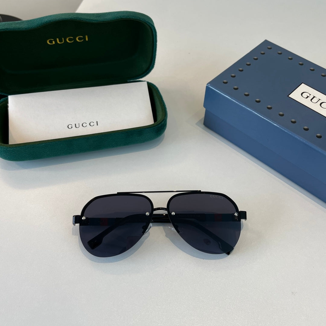 Gucci Fashion Black Lens Sunglasses for Men & Women - 381956 - detail image 4
