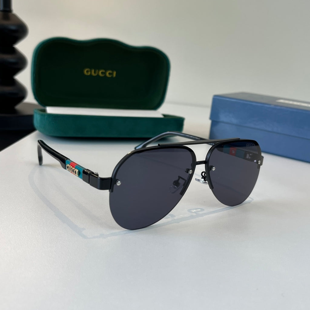 Gucci Fashion Black Lens Sunglasses for Men & Women - 381956