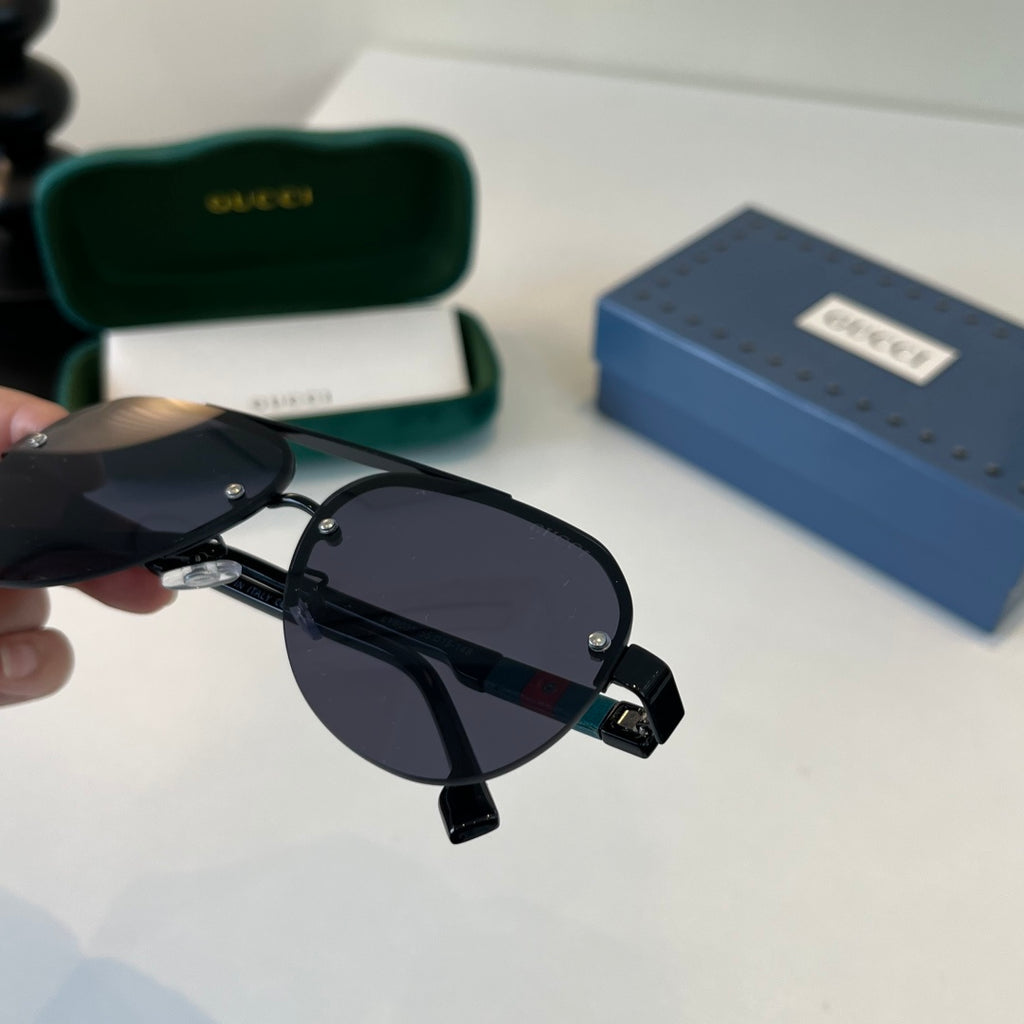 Gucci Fashion Black Lens Sunglasses for Men & Women - 381956 - detail image 6