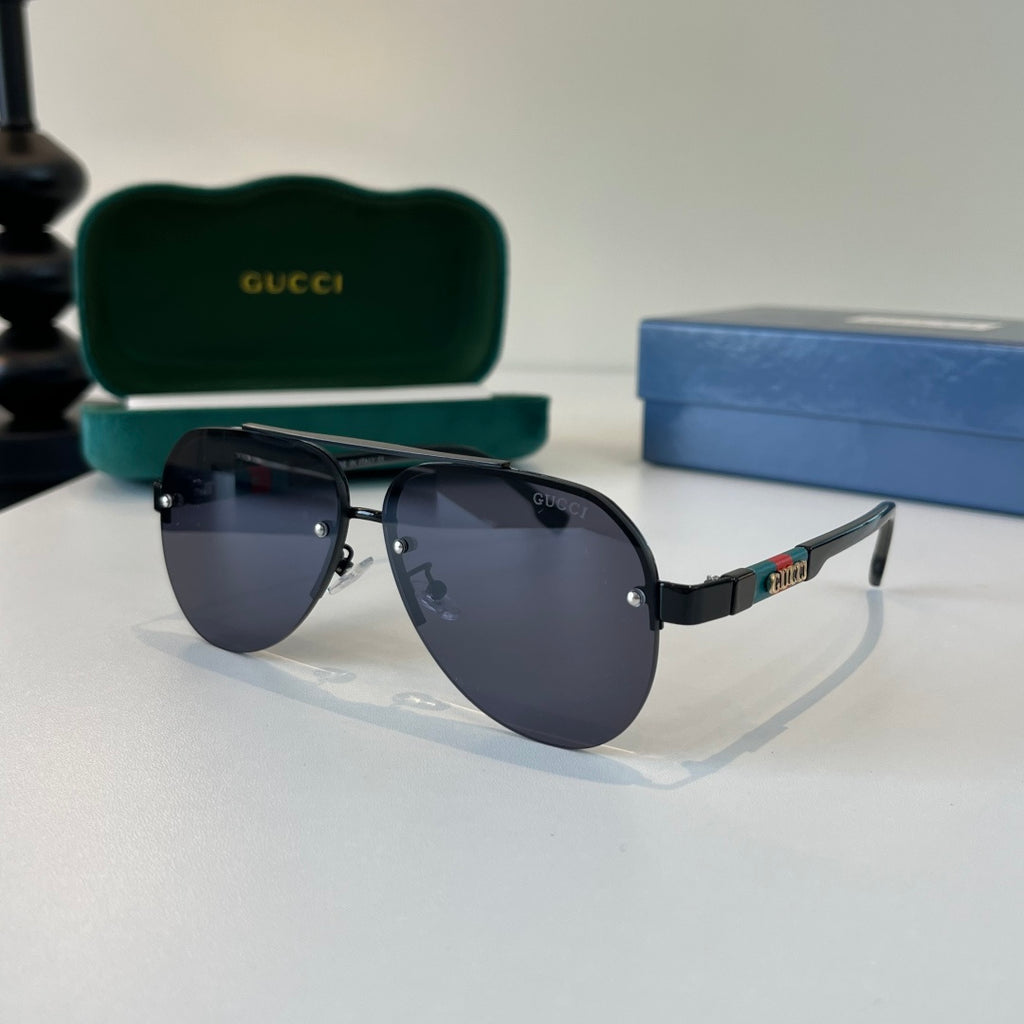Gucci Fashion Black Lens Sunglasses for Men & Women - 381956 - detail image 3