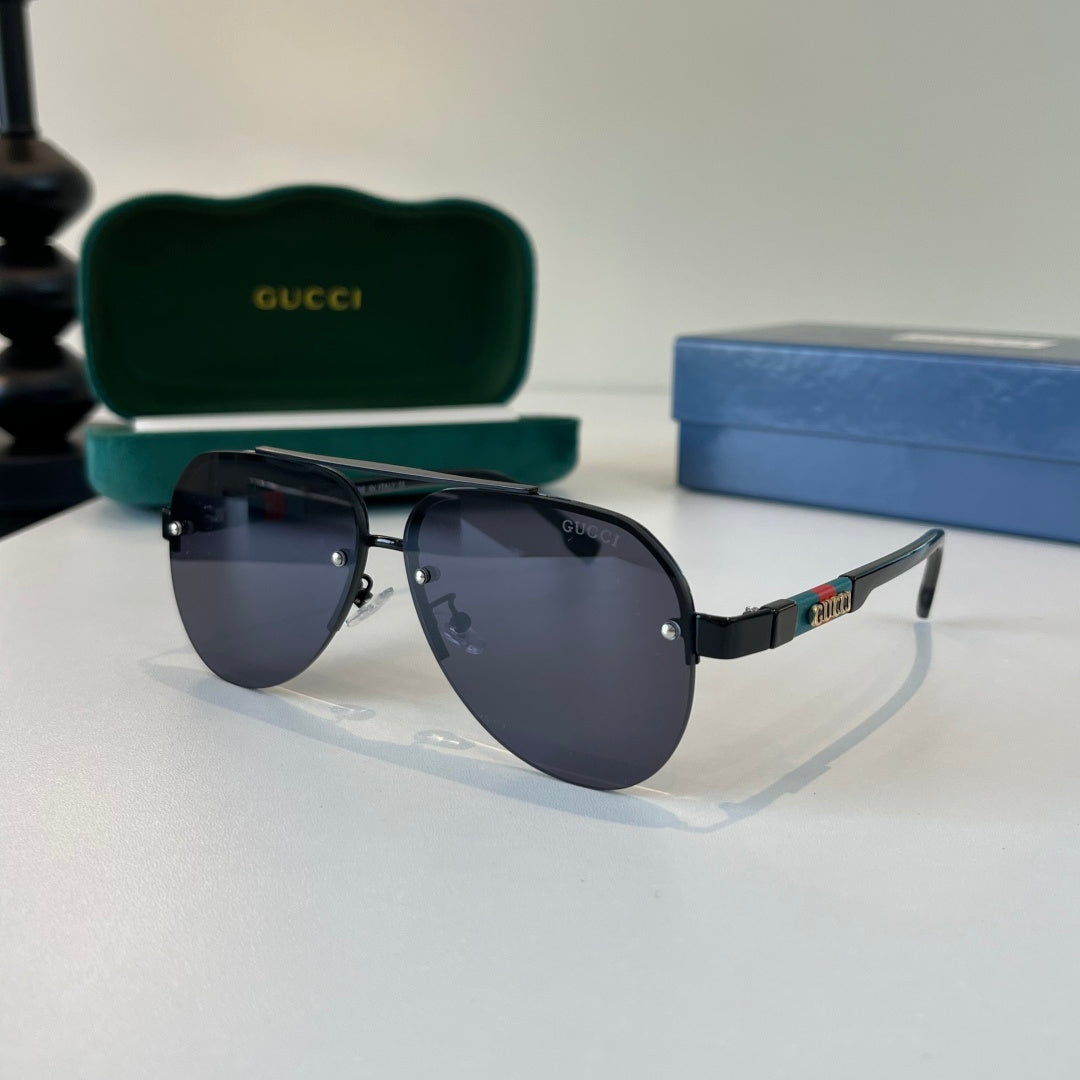 Gucci Fashion Black Lens Sunglasses for Men & Women - 381956 - detail image 3