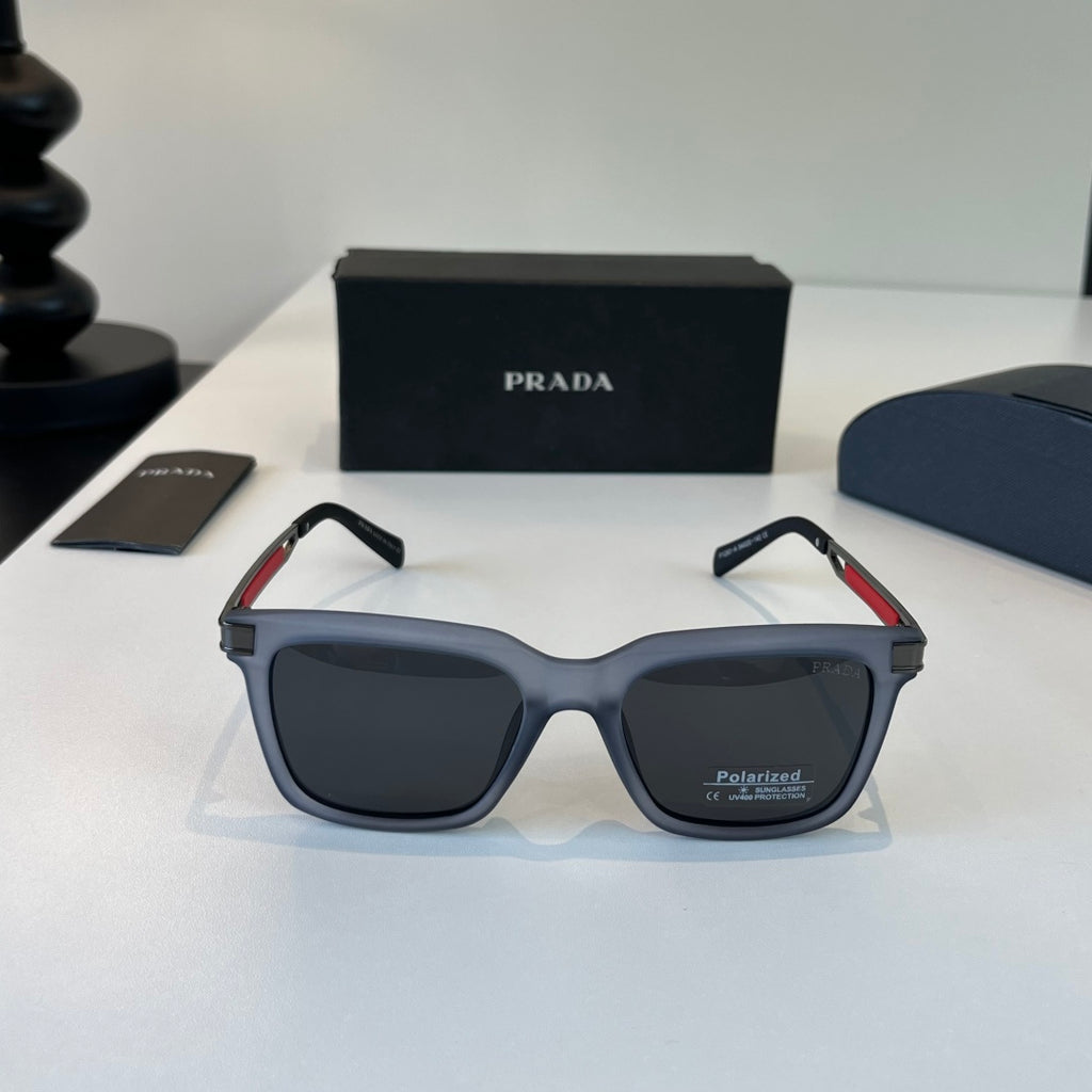 Prada Fashion Black Lens Sunglasses for Men - 382622 - detail image 2