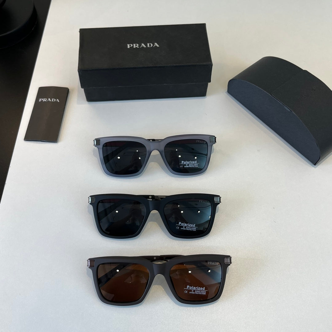 Prada Fashion Black Lens Sunglasses for Men - 382624 - detail image 12
