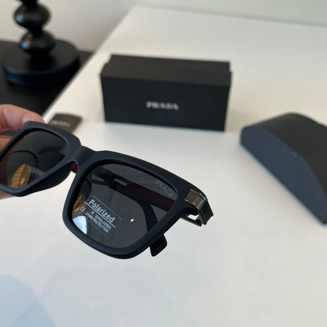 Prada Fashion Black Lens Sunglasses for Men - 382623 - detail image 7