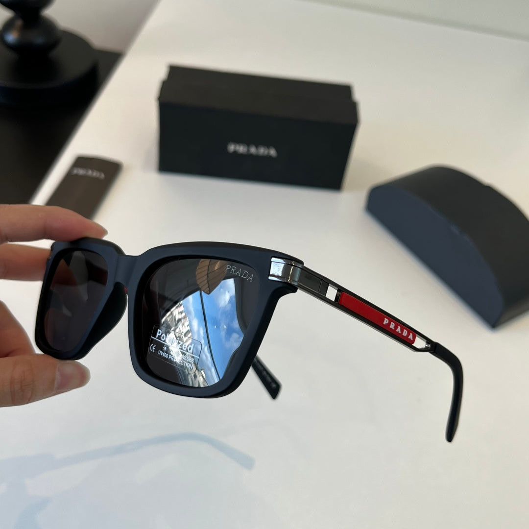 Prada Fashion Black Lens Sunglasses for Men - 432176 - detail image 4