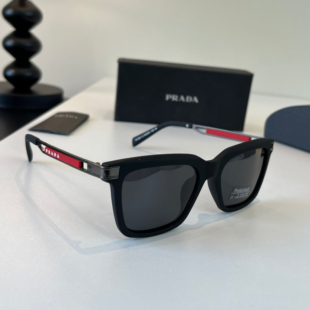 Prada Fashion Black Lens Sunglasses for Men - 449427