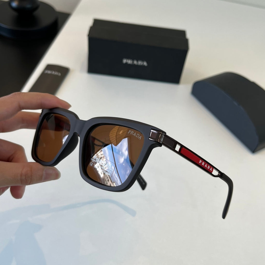 Prada Fashion Black Lens Sunglasses for Men - 449300 - detail image 4