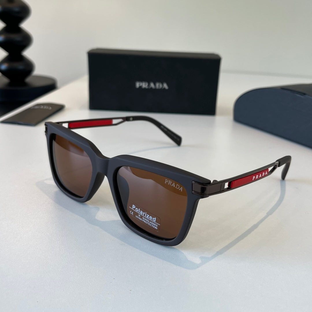 Prada Fashion Black Lens Sunglasses for Men - 432177 - detail image 3