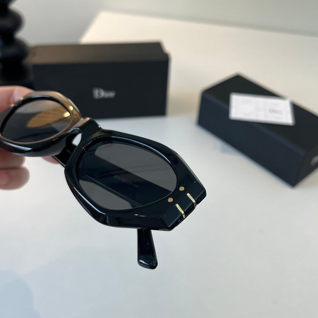 Dior Fashion Black Lens Sunglasses for Men & Women - 449135 - detail image 7