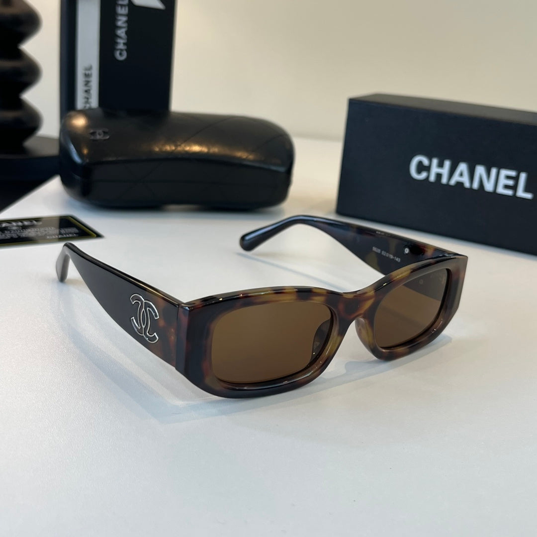 Chanel Fashion Black Lens Sunglasses for Men & Women - 415307