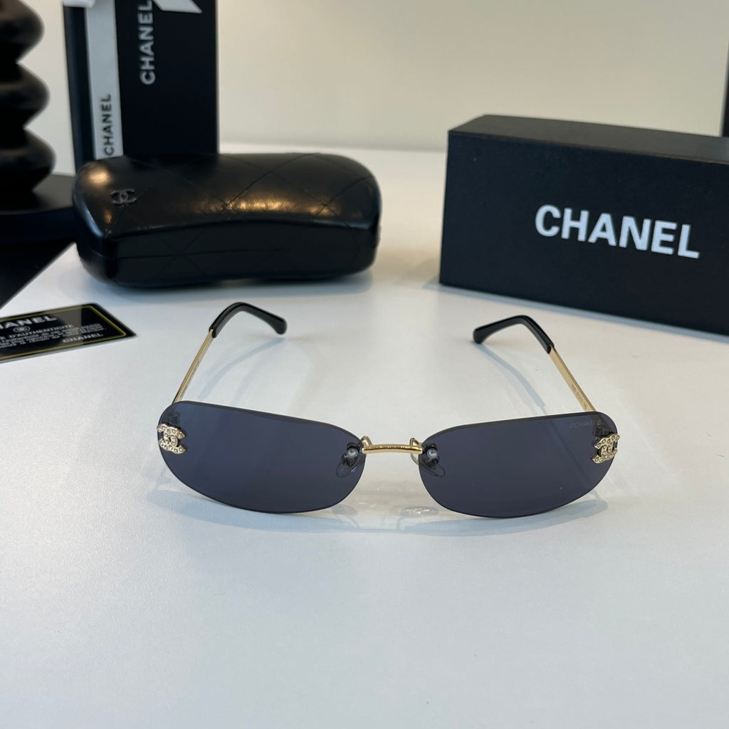 Chanel Fashion Blue Lens Sunglasses for Men & Women - 415308