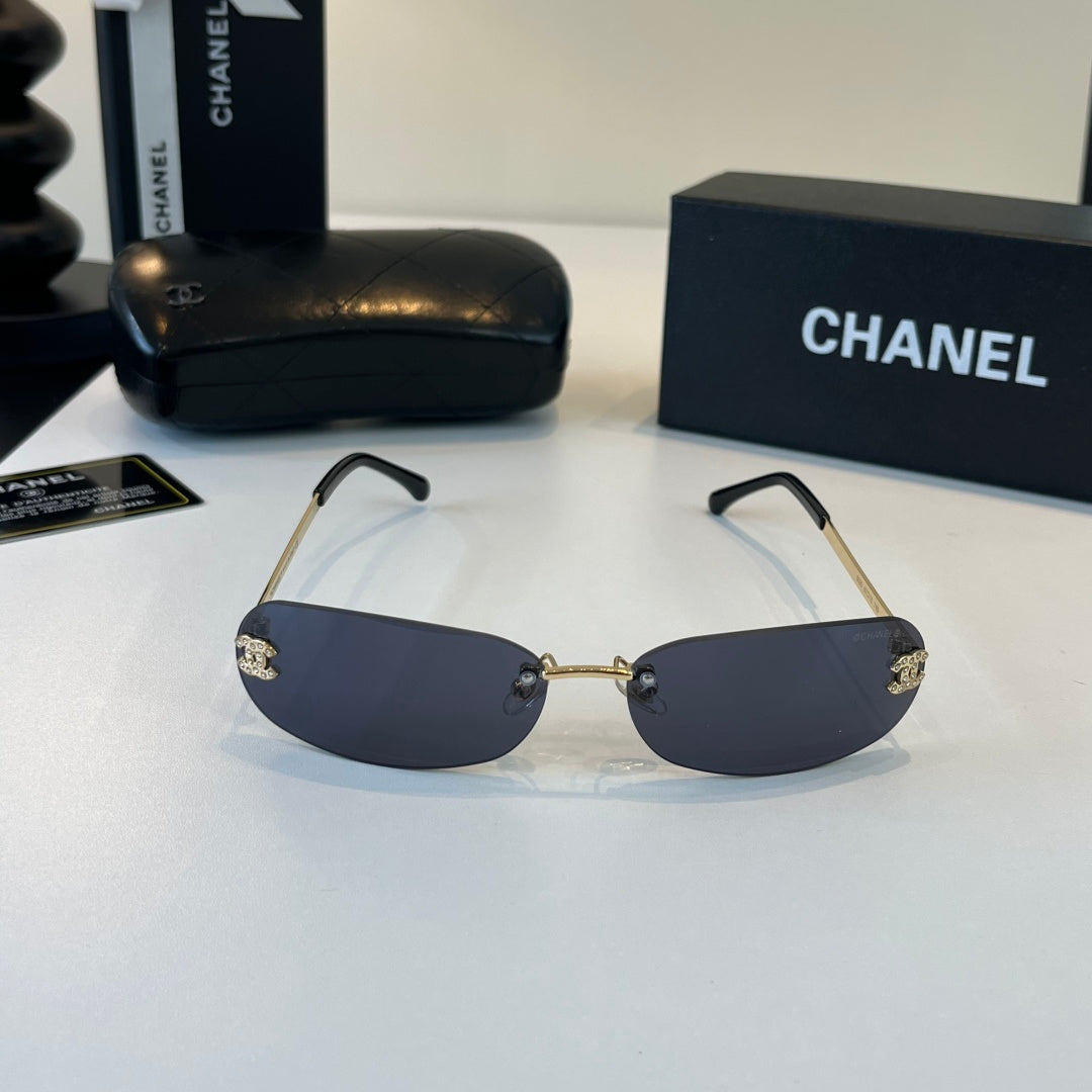 Chanel Fashion Blue Lens Sunglasses for Men & Women - 415308