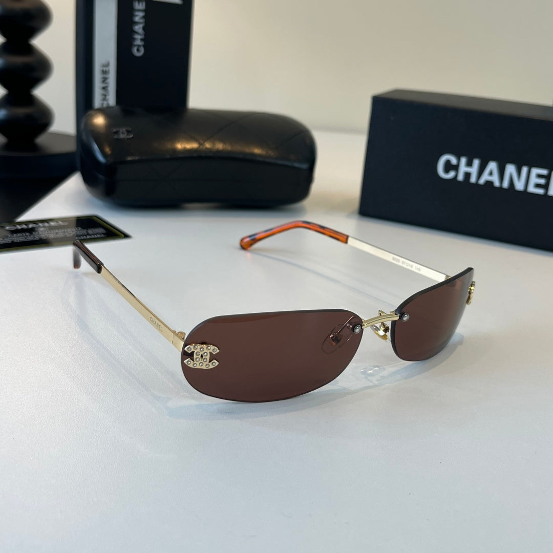 Chanel Fashion Red Lens Sunglasses for Men & Women - 415309