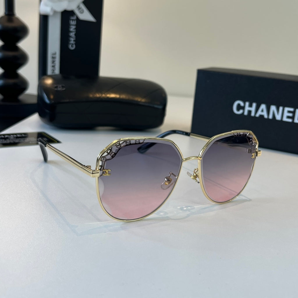 Chanel Fashion Silver Lens Sunglasses for Men & Women - 415312