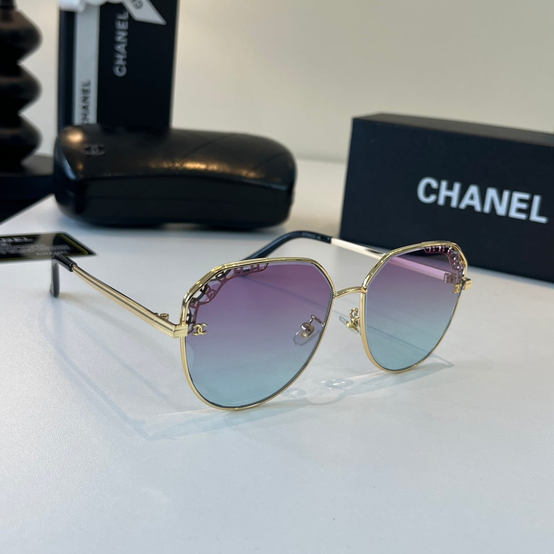 Chanel Fashion Silver Lens Sunglasses for Men & Women - 415313