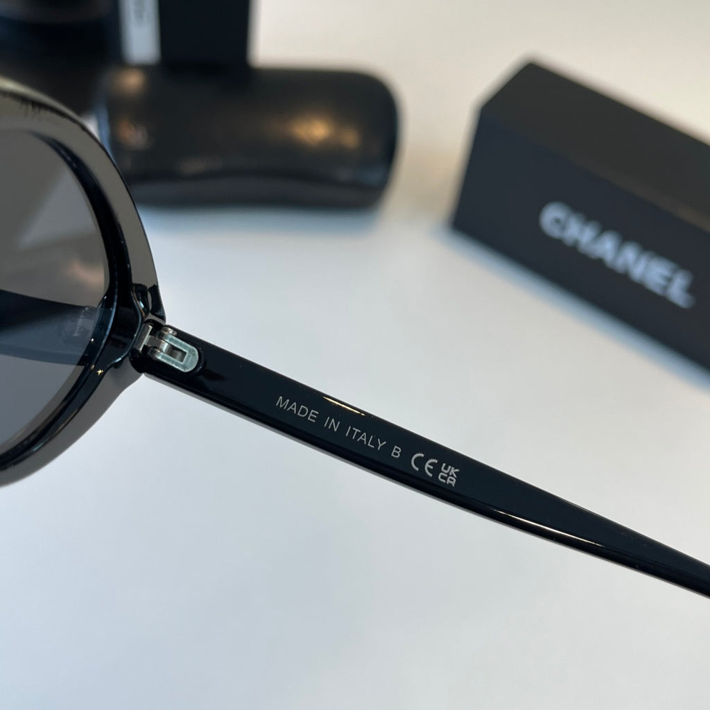 Chanel Cat-Eye Silver Lens Sunglasses for Men & Women - 486660 - detail image 10