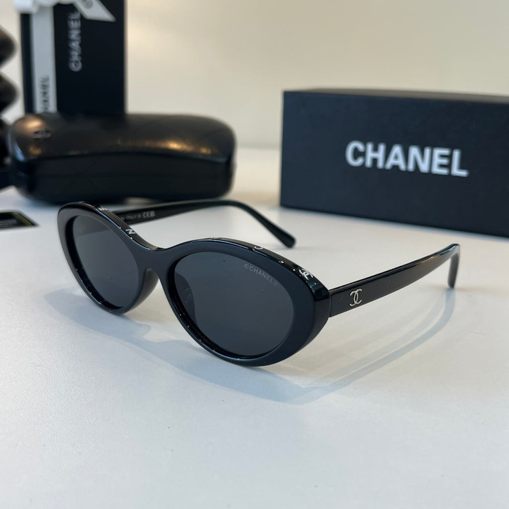 Chanel Cat-Eye Silver Lens Sunglasses for Men & Women - 415314 - detail image 3