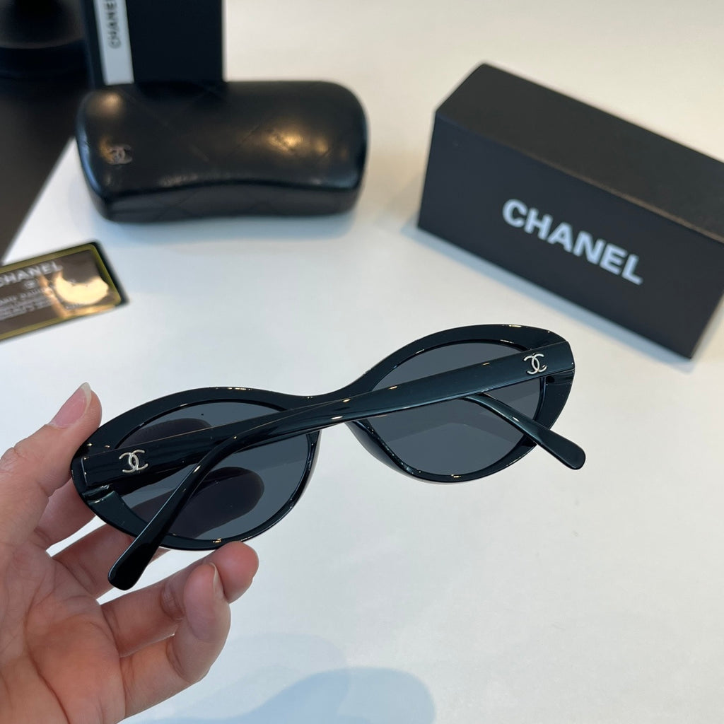 Chanel Cat-Eye Silver Lens Sunglasses for Men & Women - 415314 - detail image 8