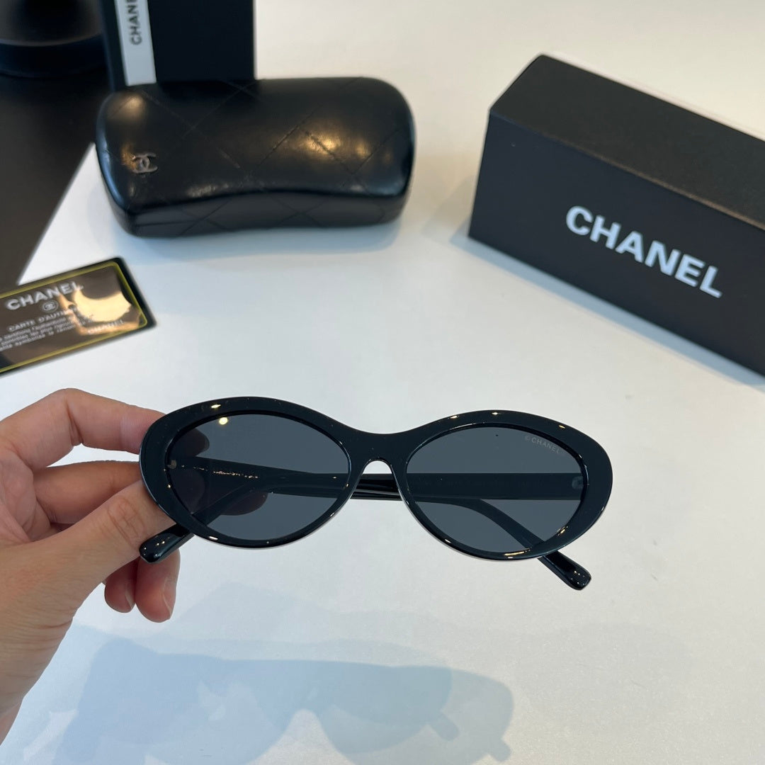 Chanel Cat-Eye Silver Lens Sunglasses for Men & Women - 486661 - detail image 6