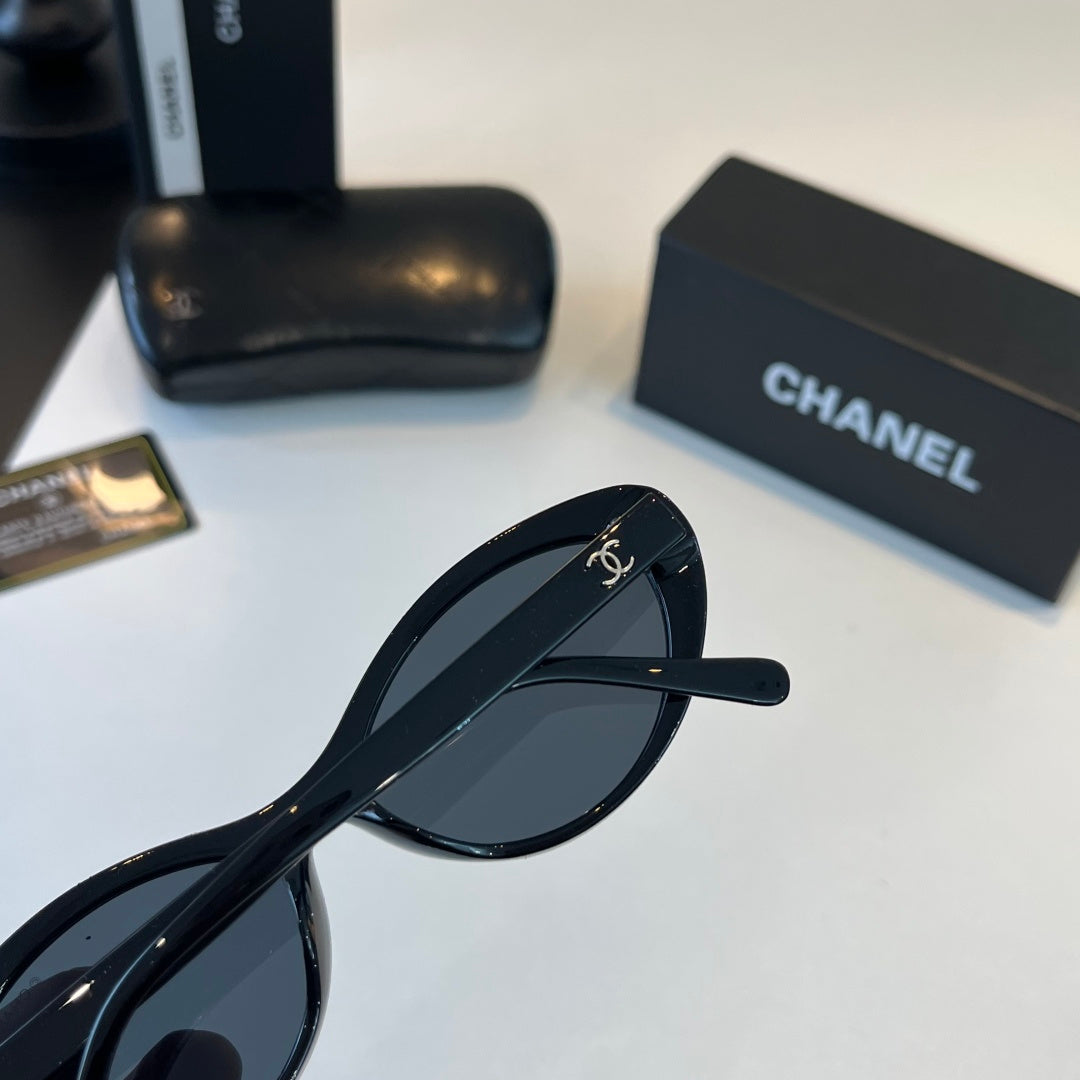 Chanel Cat-Eye Silver Lens Sunglasses for Men & Women - 415314 - detail image 7