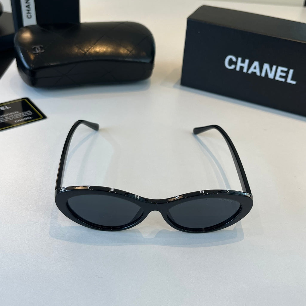 Chanel Cat-Eye Silver Lens Sunglasses for Men & Women - 415314 - detail image 2