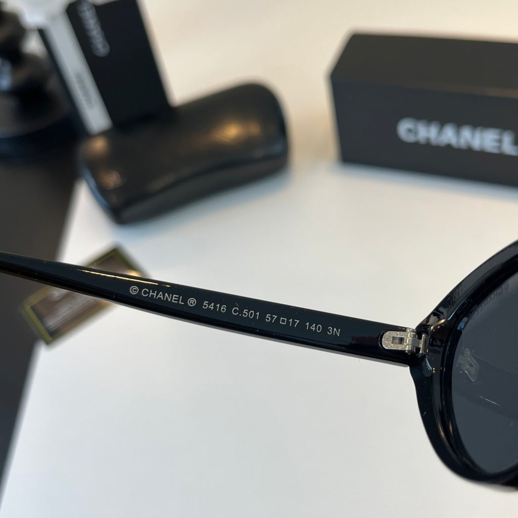 Chanel Cat-Eye Silver Lens Sunglasses for Men & Women - 415314 - detail image 9