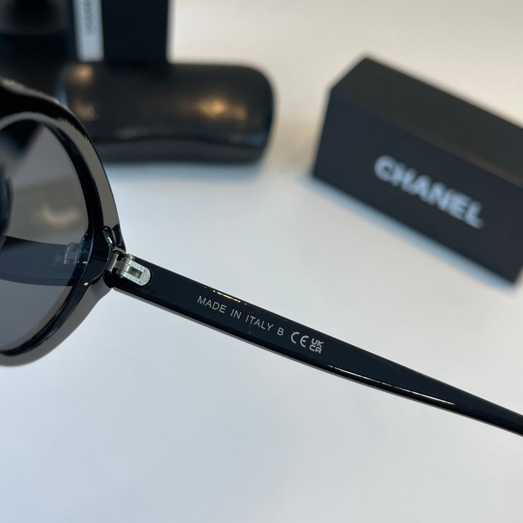 Chanel Cat-Eye Silver Lens Sunglasses for Men & Women - 415314 - detail image 10