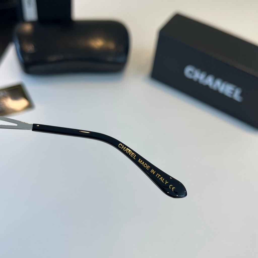 Chanel Metal Fashion Silver Lens Sunglasses for Men & Women - 415319 - detail image 11