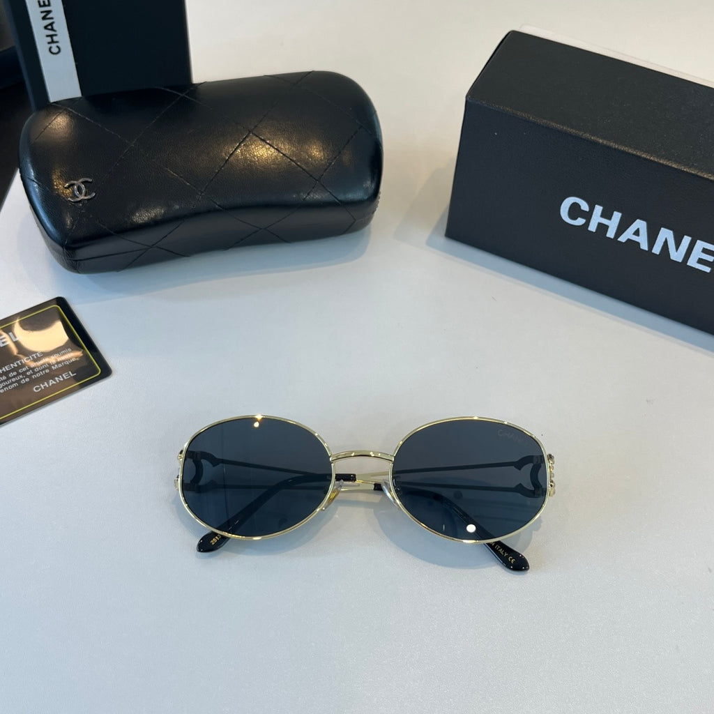 Chanel Metal Fashion Silver Lens Sunglasses for Men & Women - 415320 - detail image 5